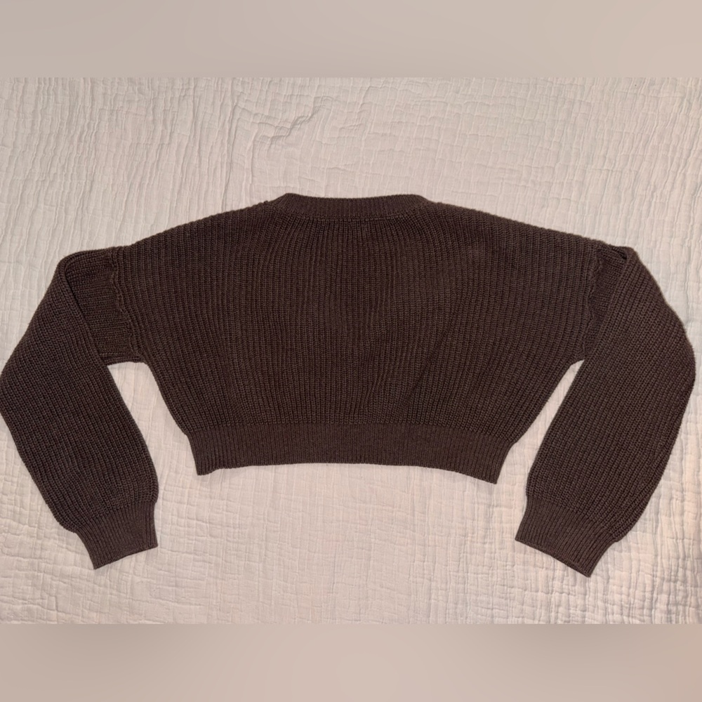 BDG Oversized Brown Button up Sweater/Cardigan SZ M